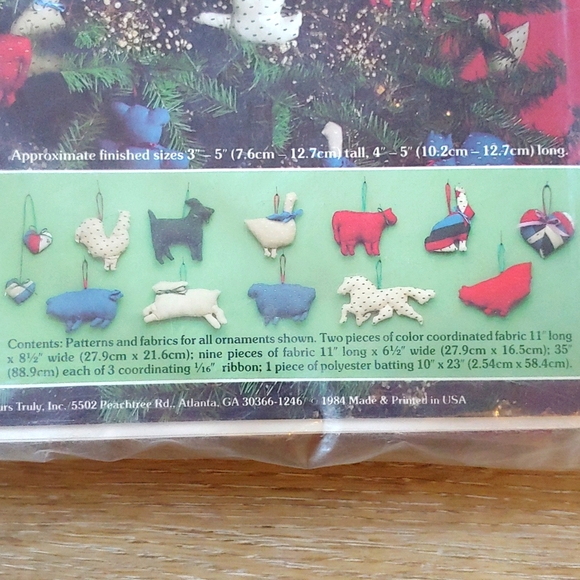 Lot of 2 Christmas Craft Kits Creative Circle Wreath 2330 Yours Truly Ornaments - Picture 7 of 8